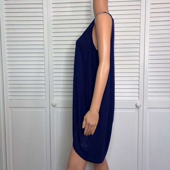 NEW EXPRESS One Eleven Sleeveless Semi Sheer High Low Tunic Size Medium