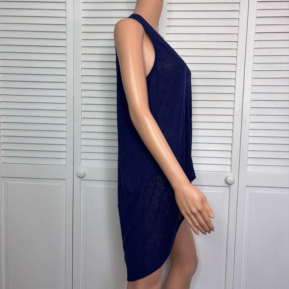 NEW EXPRESS One Eleven Sleeveless Semi Sheer High Low Tunic Size Medium