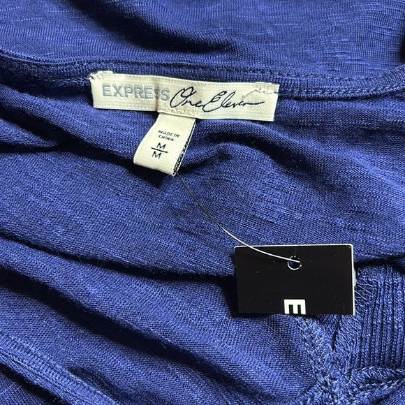 NEW EXPRESS One Eleven Sleeveless Semi Sheer High Low Tunic Size Medium