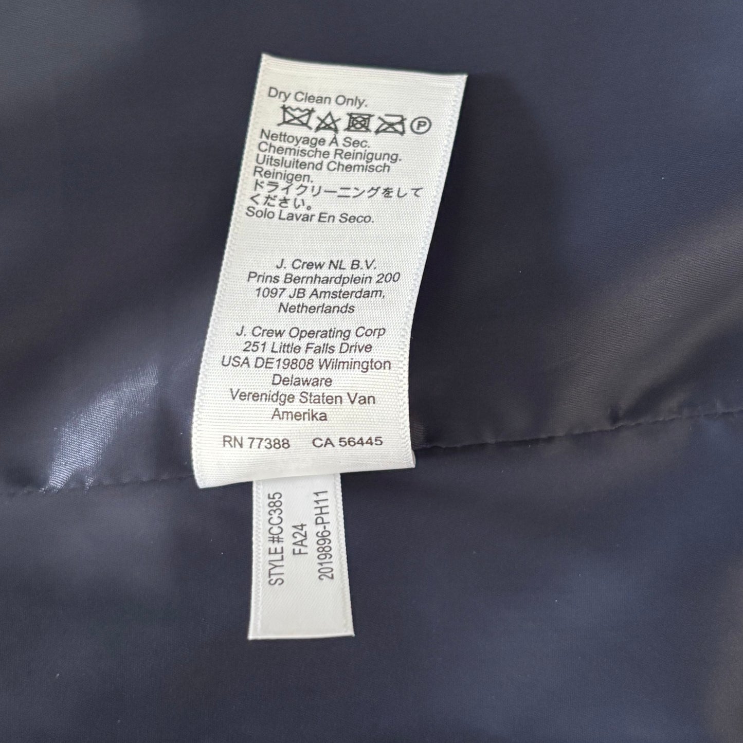 New J.CREW Vivienne Blazer in Faux Leather Black Size 0