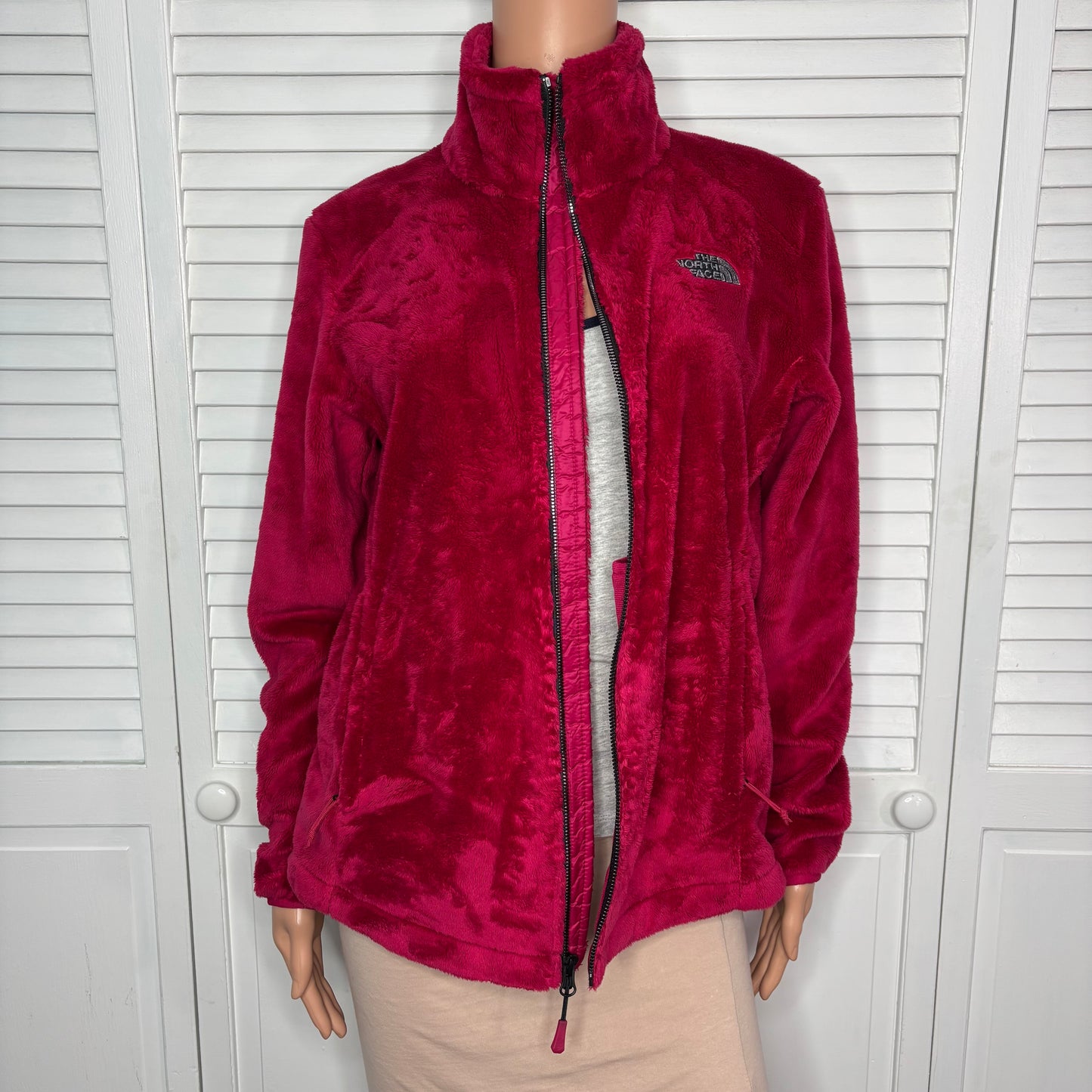 THE NORTH FACE Osito 2 Fleece Jacket in Raspberry Pink Size Medium