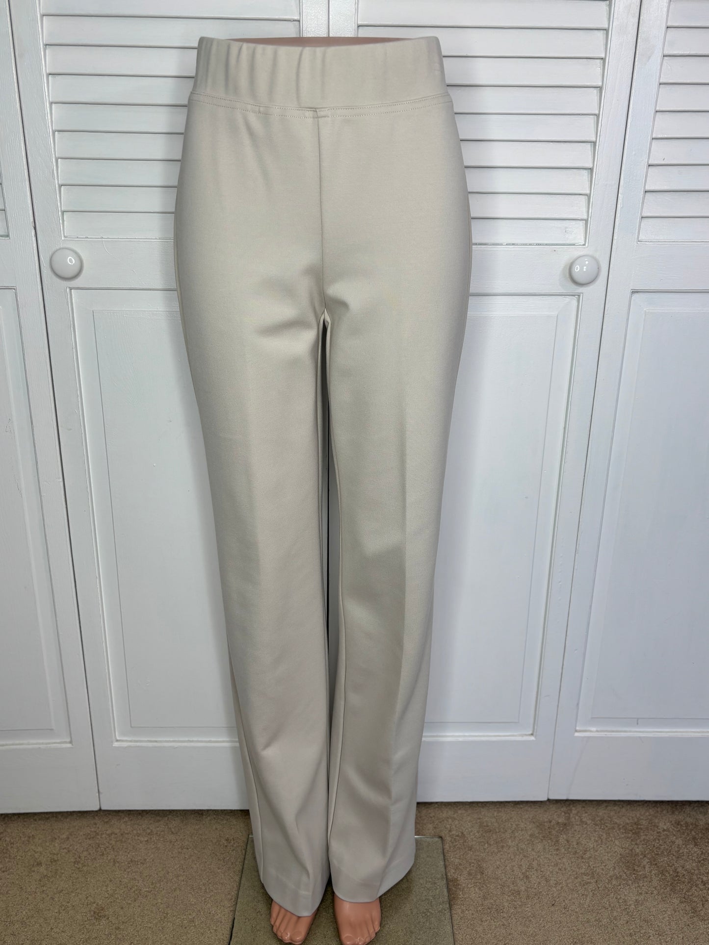 New JOSEPH RIBKOFF Wide Leg Knit Trousers Size 2