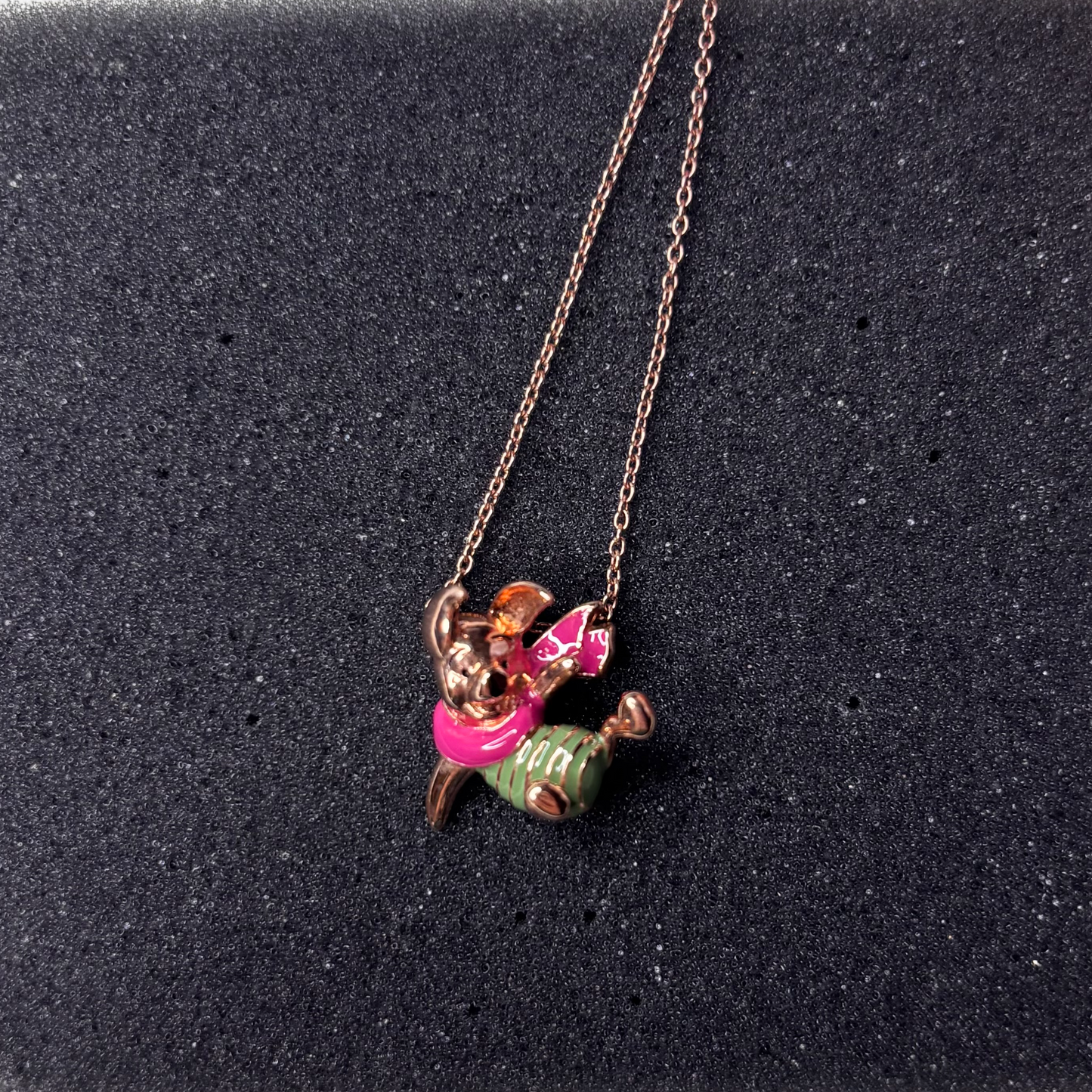 DISNEY RockLove Christopher Robin Piglet Necklace