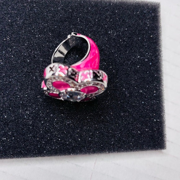 LAUREN G ADAMS Floral Knight Cocktail Ring Size 7