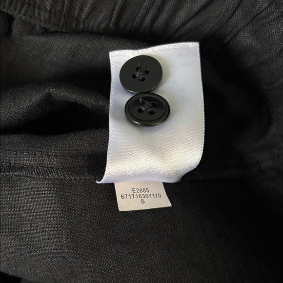 AYR The Supremo Pant in Black Heavyweight Silk Size Small