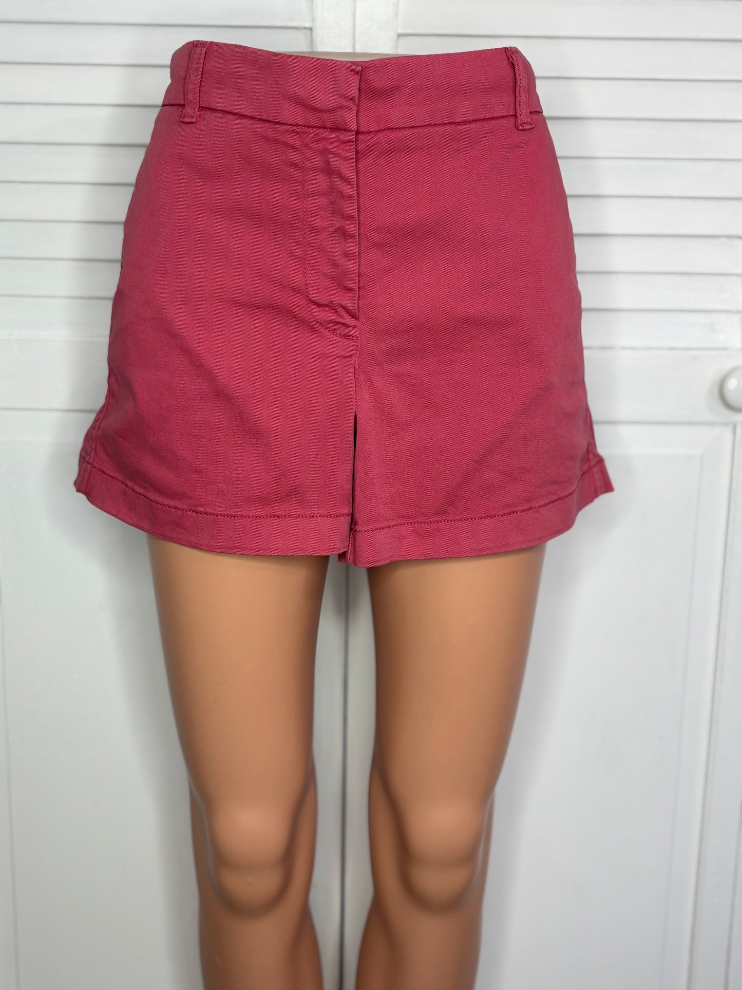 J.CREW 4" Stretch Chino Shorts in Dusty Rose Size 8