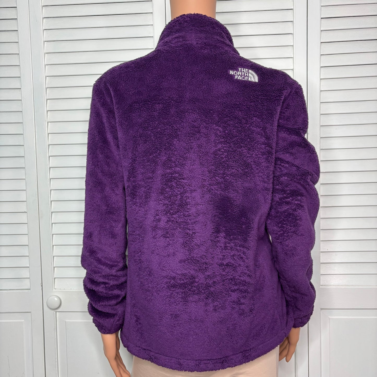 THE NORTH FACE Purple Osito Full-Zip Fleece Jacket Size Medium