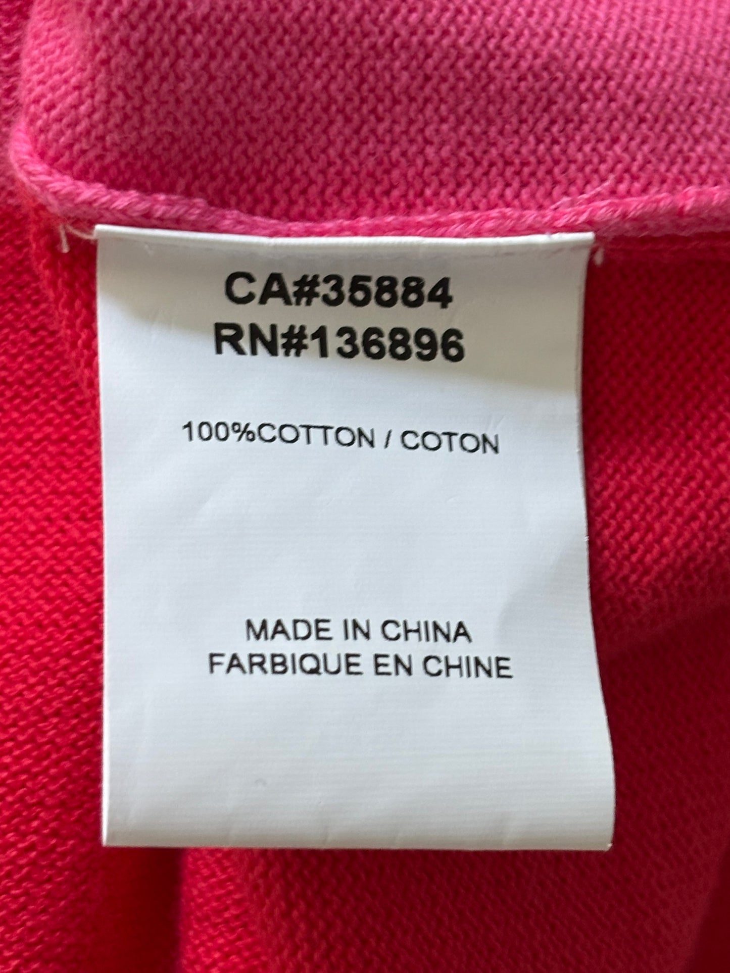 FUNSPORT Cotton Colorblock Sweater Size Medium