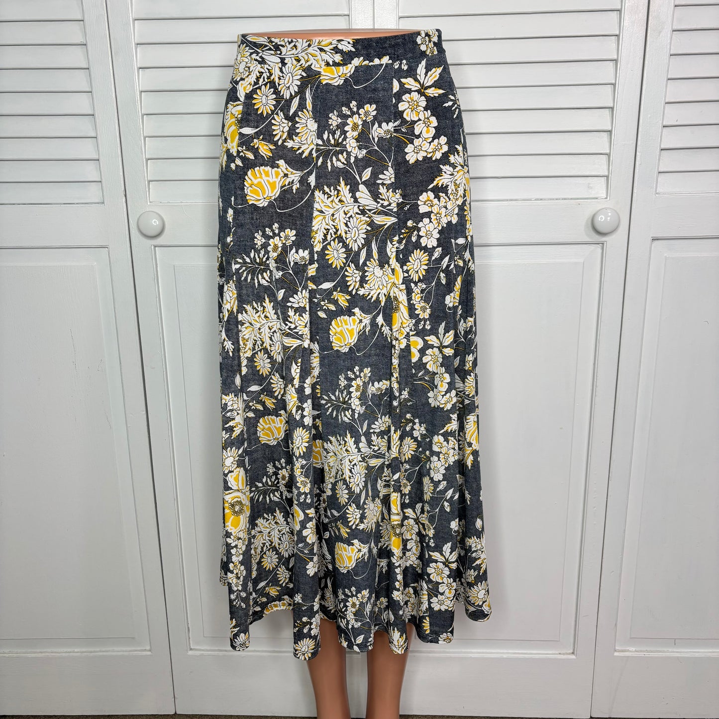 PHILOSOPHY Floral Midi Skirt Size Large