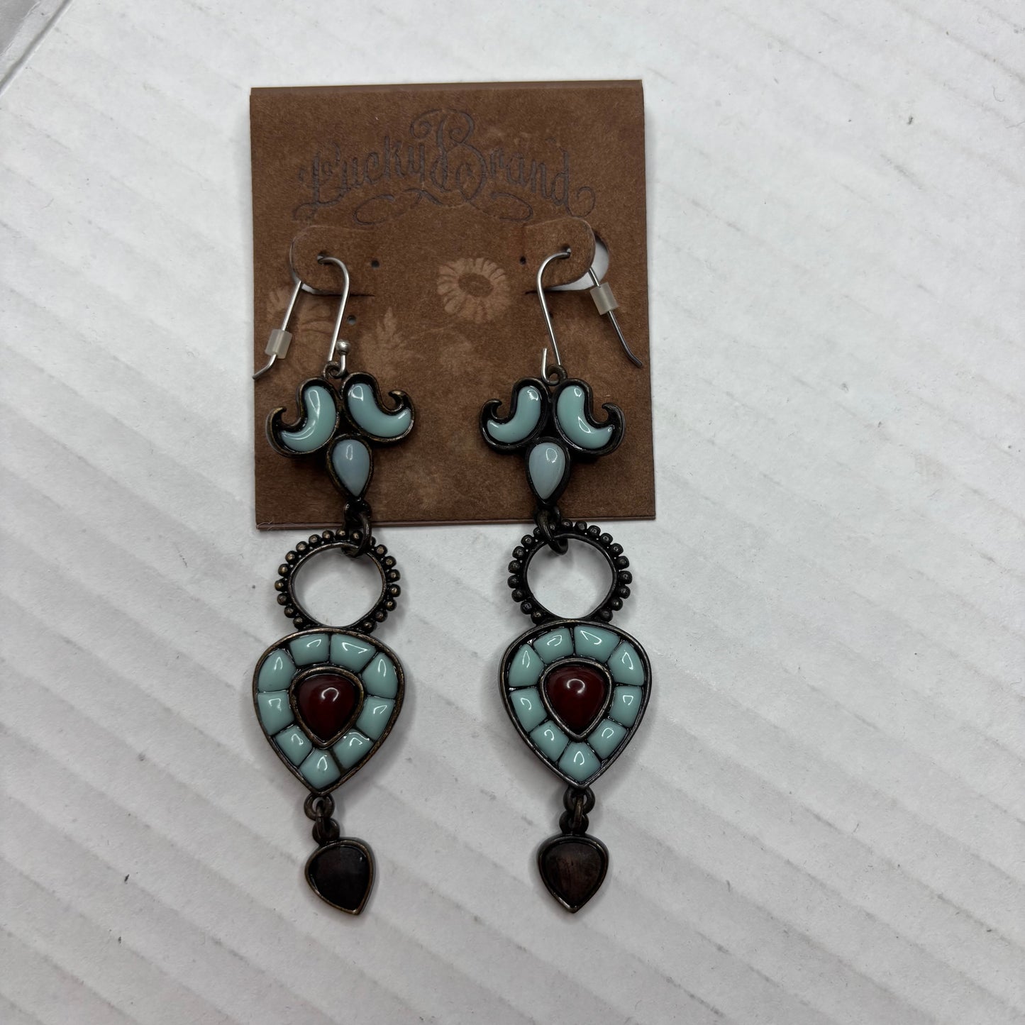 New LUCKY BRAND Boho Mosaic Drop Earrings