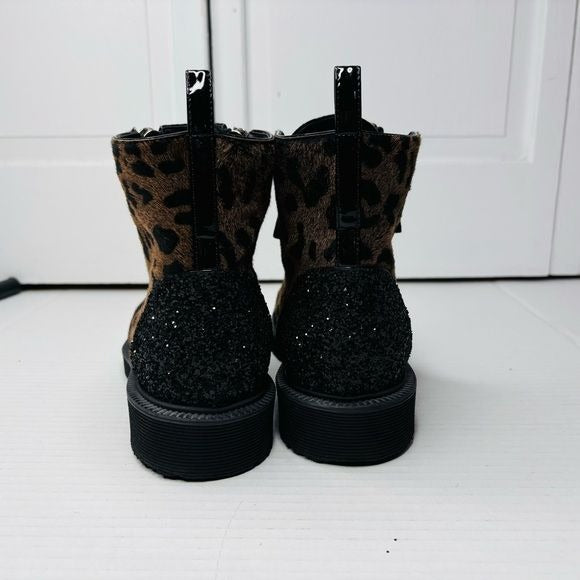 Giuseppe Zanotti Austin Pony Fur Boots Size 38