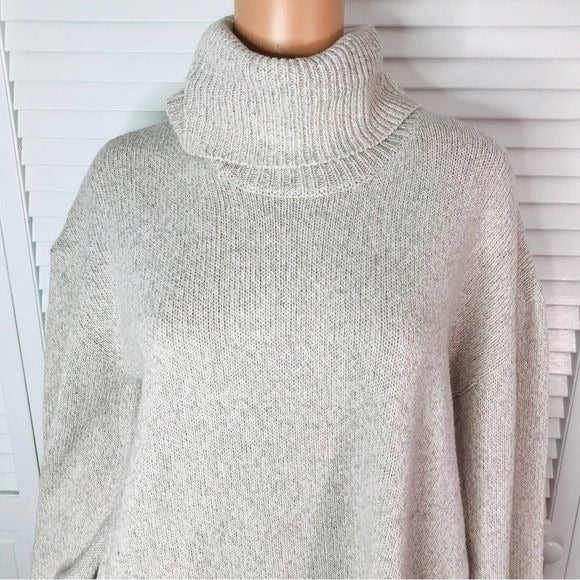 MUDPIE Audrey Ivory Turtleneck Sweater Size Small