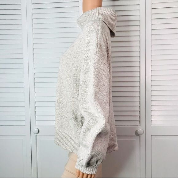 MUDPIE Audrey Ivory Turtleneck Sweater Size Small
