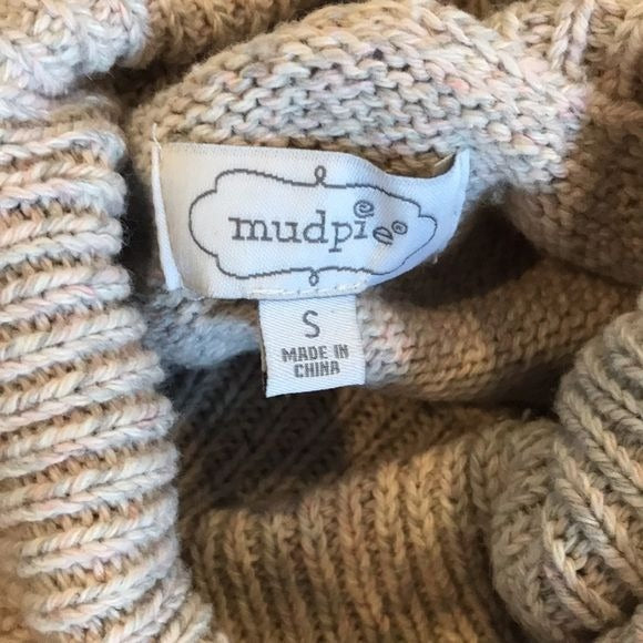 MUDPIE Audrey Ivory Turtleneck Sweater Size Small