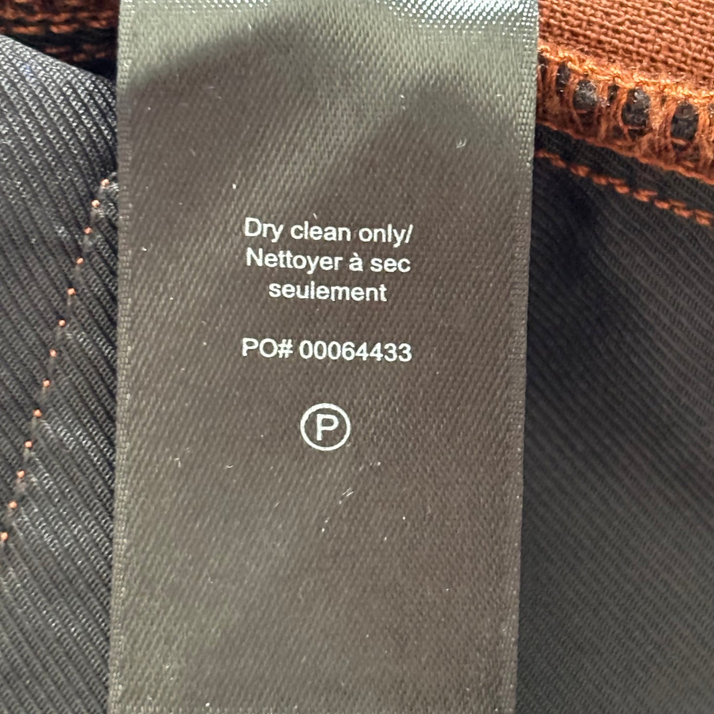 RAG & BONE Brown Jacey High Rise Virgin Wool Straight Leg Trousers Size 6
