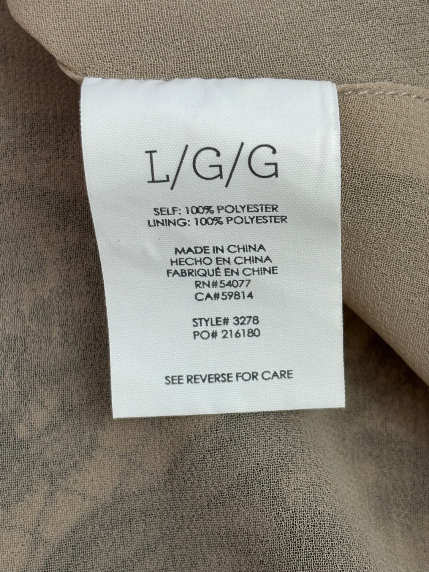 CABI Monaco Cami Lace Print Tunic Size Large