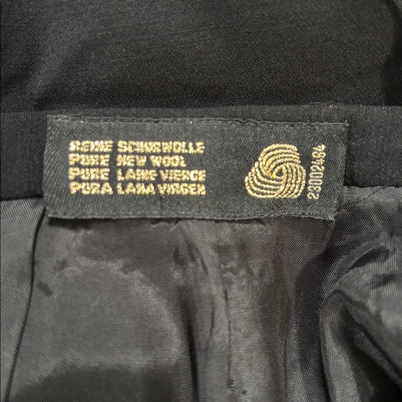 ESCADA COUTURE Wool Pencil Skirt in Black Size Small