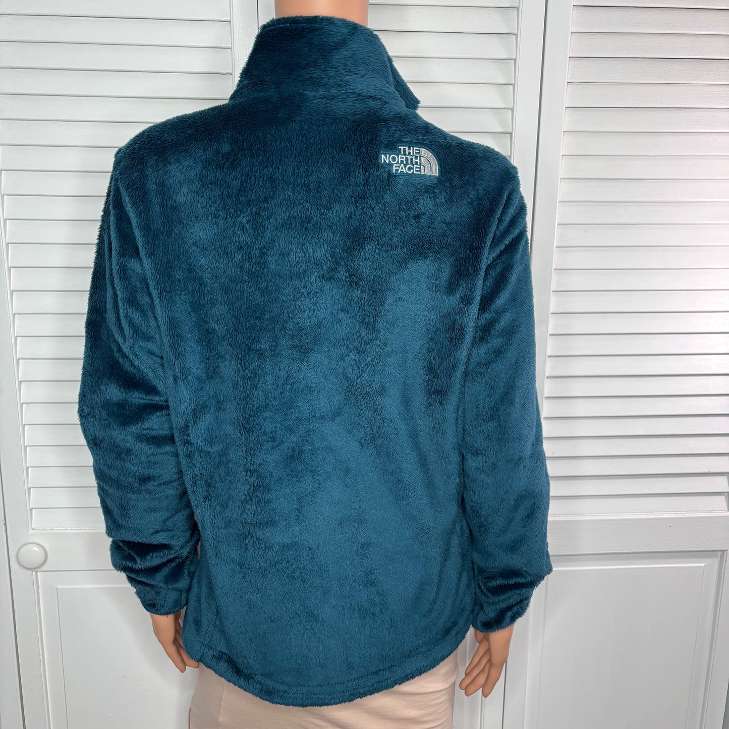 THE NORTH FACE Deep Teal Osito Full-Zip Fleece Jacket Size Medium