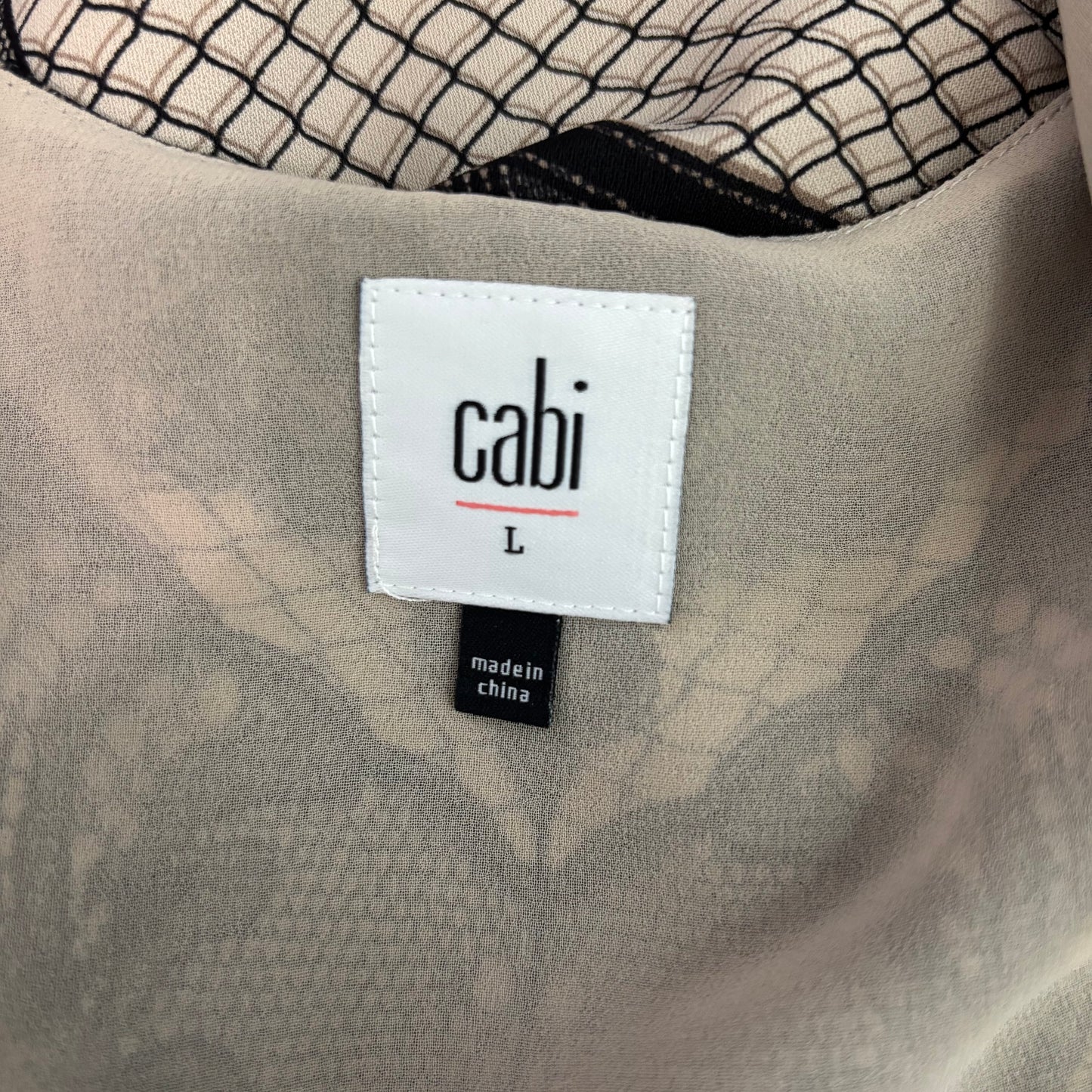 CABI Monaco Cami Lace Print Tunic Size Large