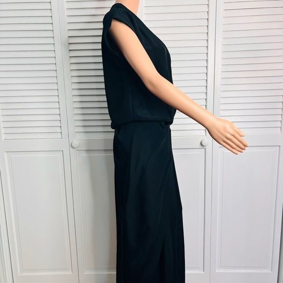 MARISSA WEBB Black Deep V-Neck Maxi Dress Size 4