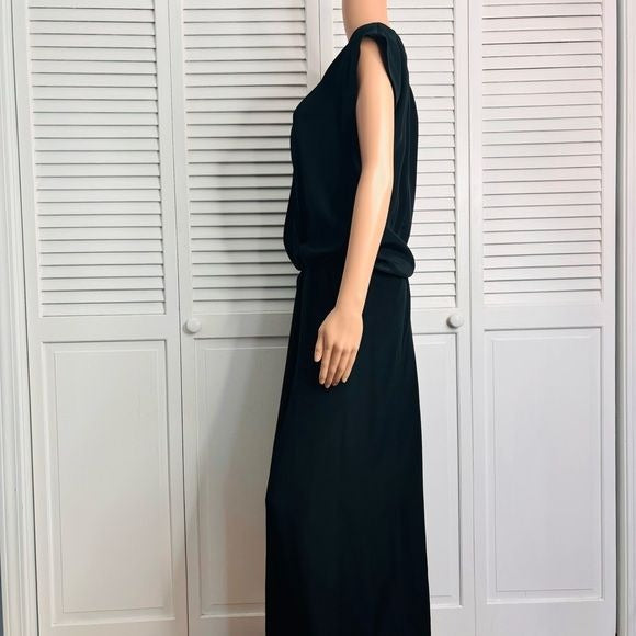 MARISSA WEBB Black Deep V-Neck Maxi Dress Size 4