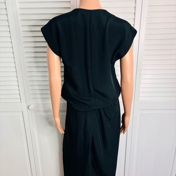 MARISSA WEBB Black Deep V-Neck Maxi Dress Size 4