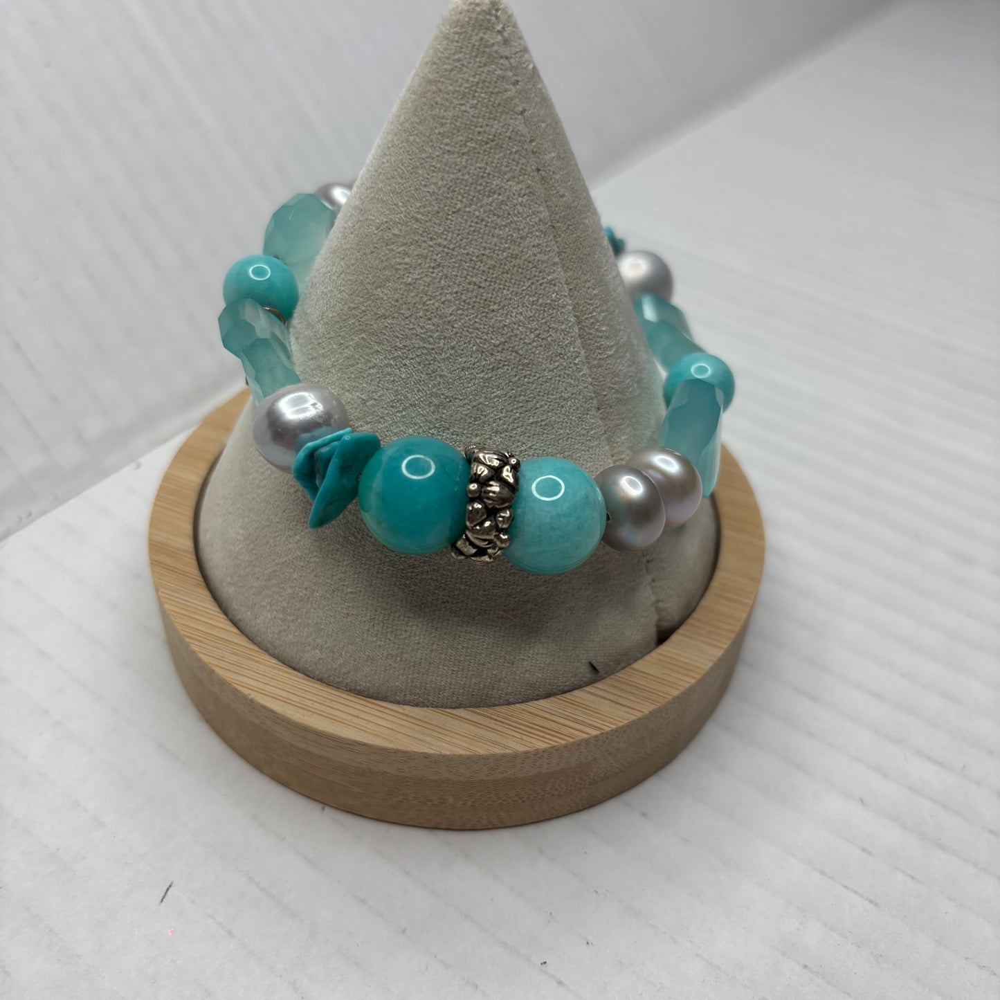 STEPHEN DWECK Sterling Silver & Multi-Stone Beaded Bracelet