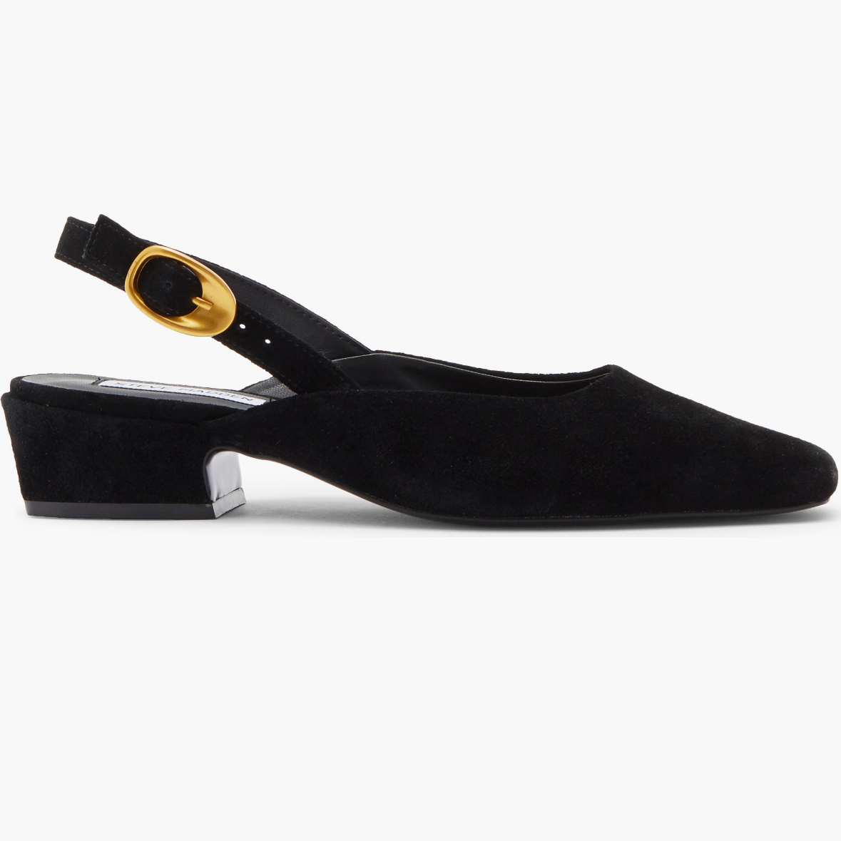 STEVE MADDEN Diona Slingback Flats in Black Suede Size 6M