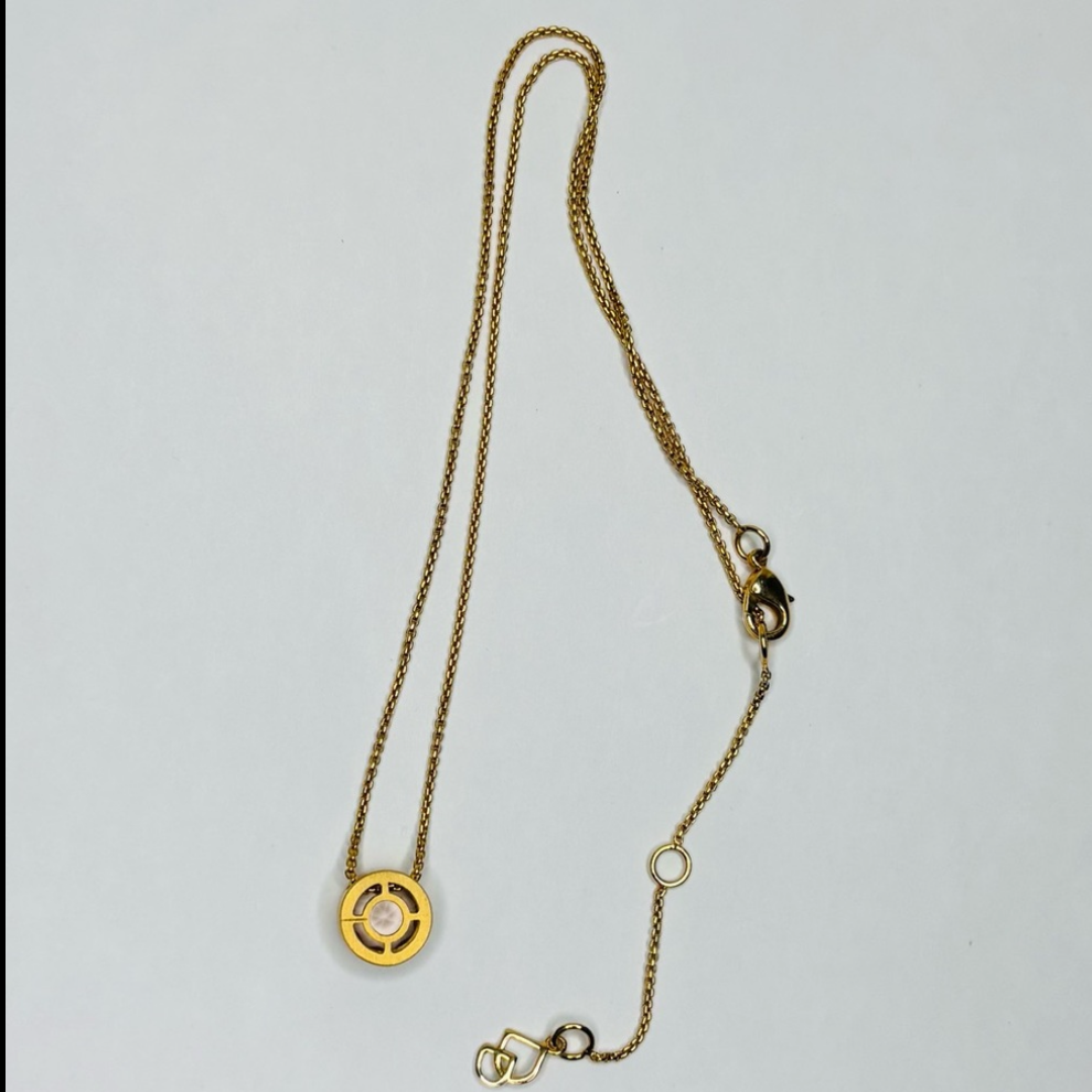 DEAN DAVIDSON Signature Knockout Pendant Necklace in Morganite & Gold