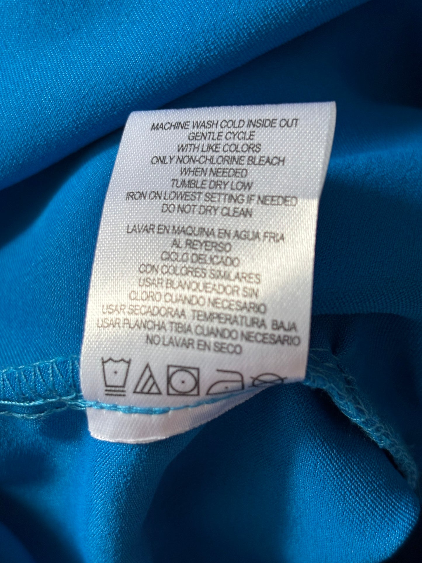 New GIANNI BINI Satin Wide-Leg Cargo Pants in Electric Blue Size Small