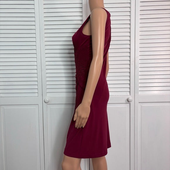 Boston Proper Red Sheath Cocktail Dress Size 6