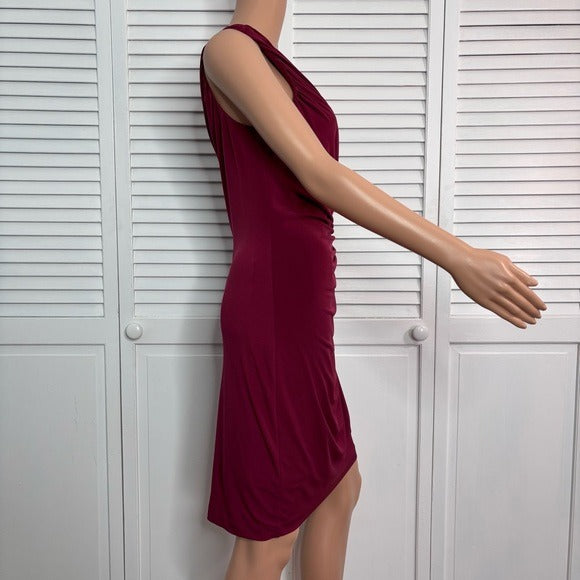 Boston Proper Red Sheath Cocktail Dress Size 6