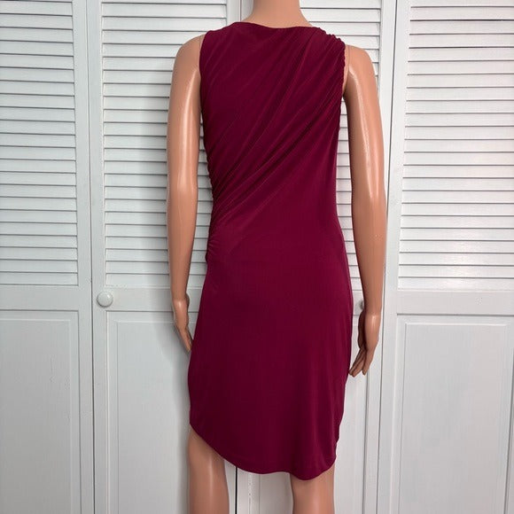 Boston Proper Red Sheath Cocktail Dress Size 6