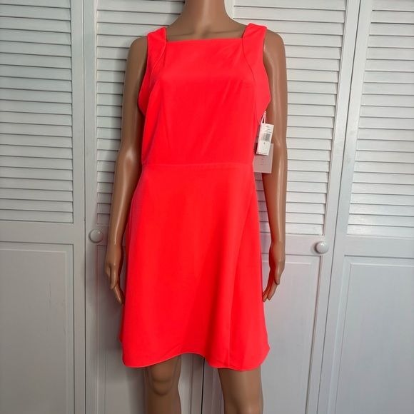 *New* 1. STATE Flash Coral Fiesta Dress Size 6