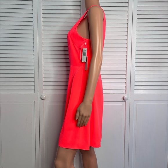 *New* 1. STATE Flash Coral Fiesta Dress Size 6