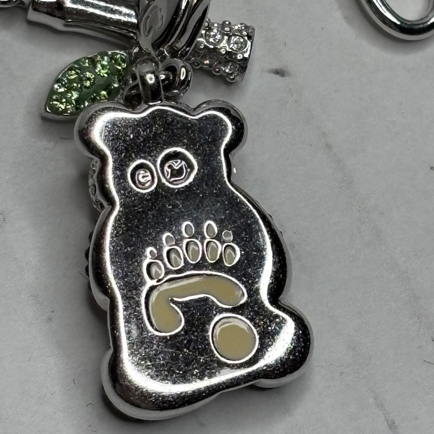 SWAROVSKI Crystal Panda & Bamboo Charm Bracelet