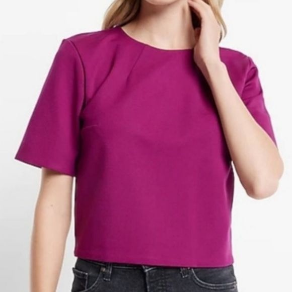 *NEW* EXPRESS Skimming Ponte Boxy Tee Size Medium