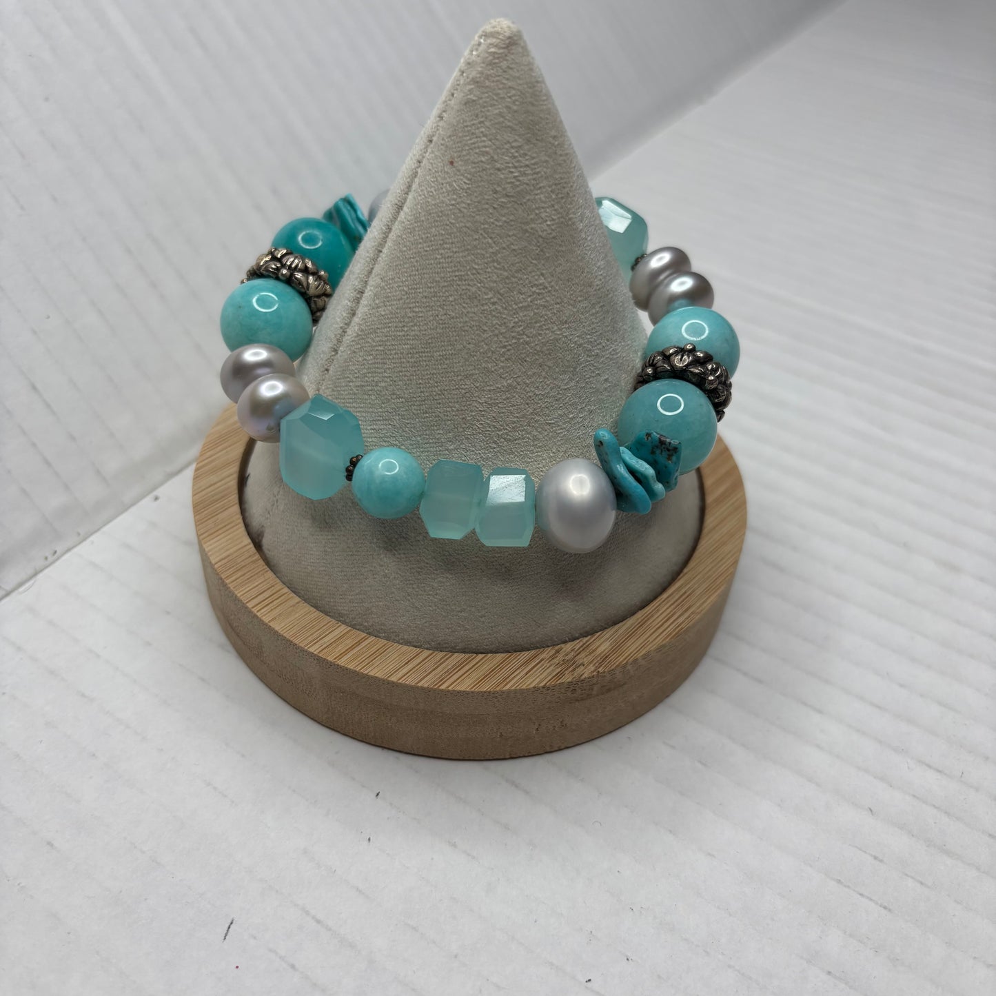 STEPHEN DWECK Sterling Silver & Multi-Stone Beaded Bracelet