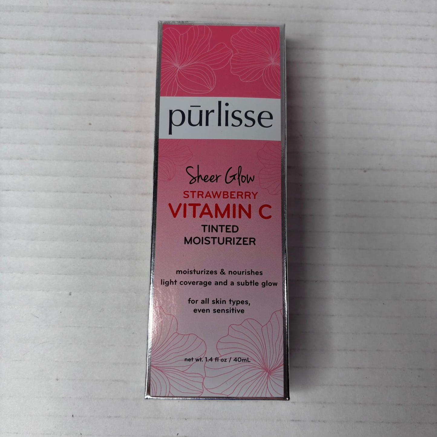 *NEW* PURLISSE Sheer Glow Strawberry Vitamin C Tinted Moisturizer