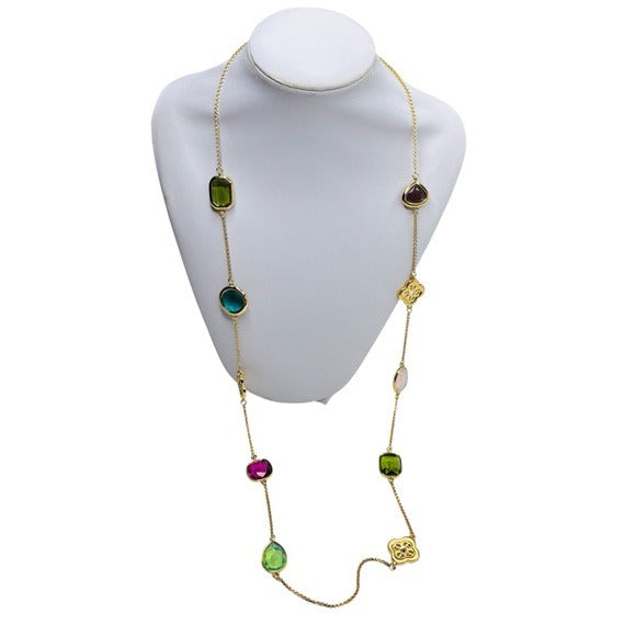 New BRIGHTON My Flat In London Multi-Color Gemstone Necklace