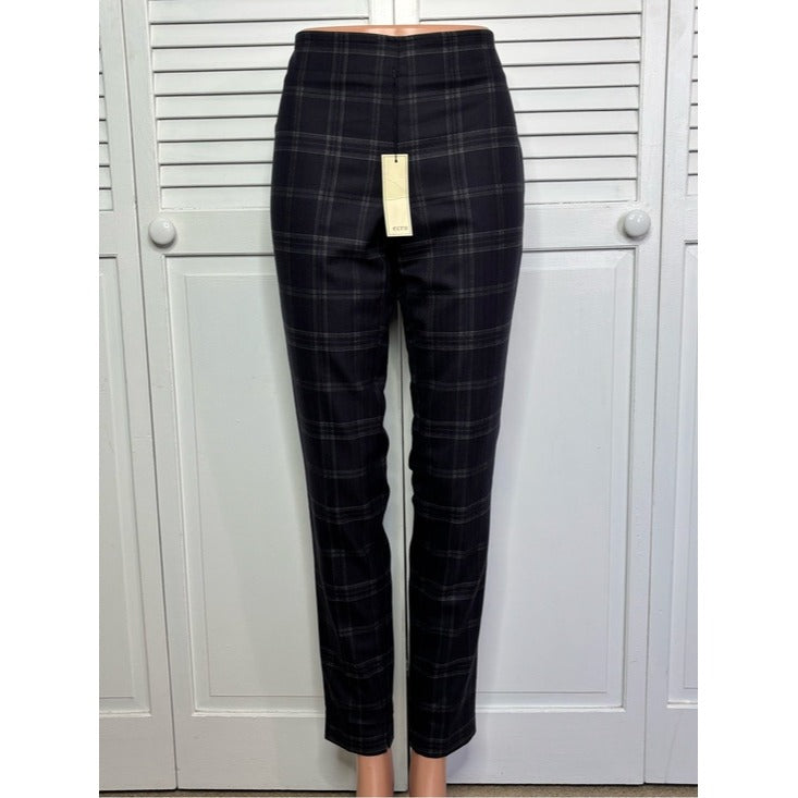 New ECRU Harrison Side Zip Plaid Pants Size 2