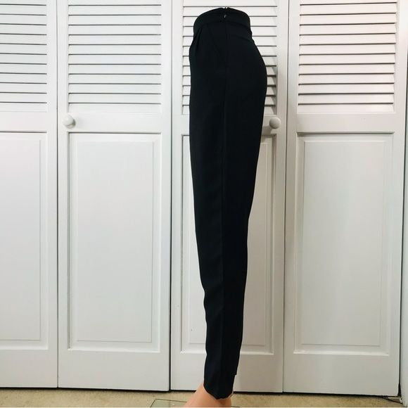 LULU’S Black High Waist Straight Leg Pants Size Extra Small