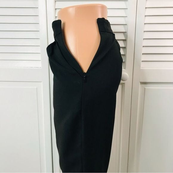 LULU’S Black High Waist Straight Leg Pants Size Extra Small