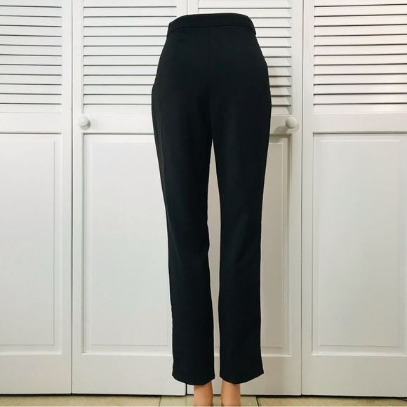 LULU’S Black High Waist Straight Leg Pants Size Extra Small