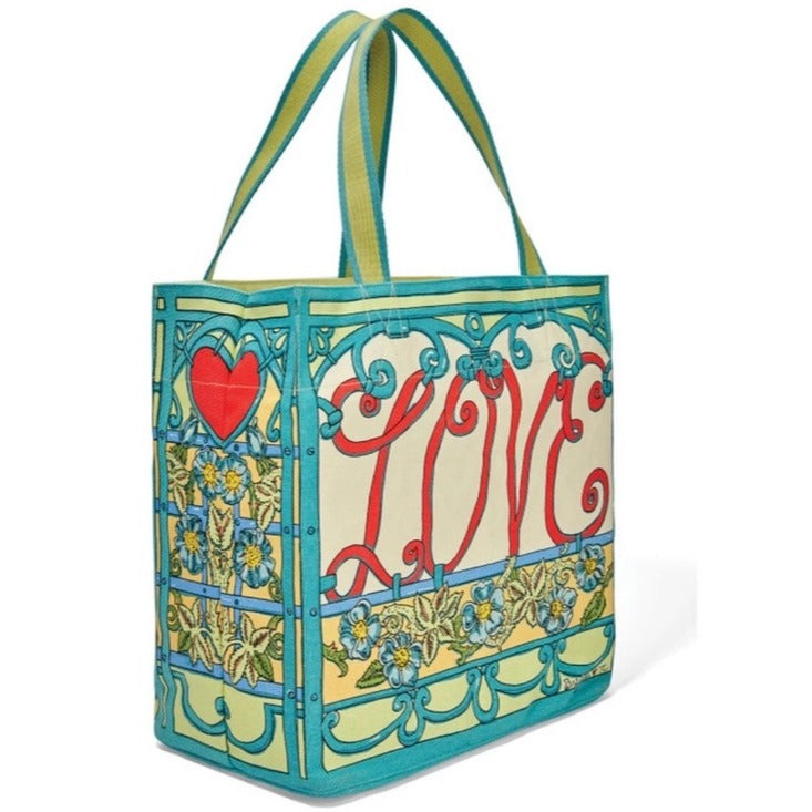 New Brighton "A Winter's Love" Canvas Tote Bag