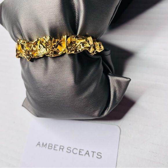 *New* AMBER SCEATS Emery 24K Gold Plated Cuff