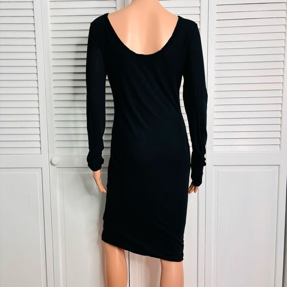 JAMES PERSE Black Bodycon Dress Size 2