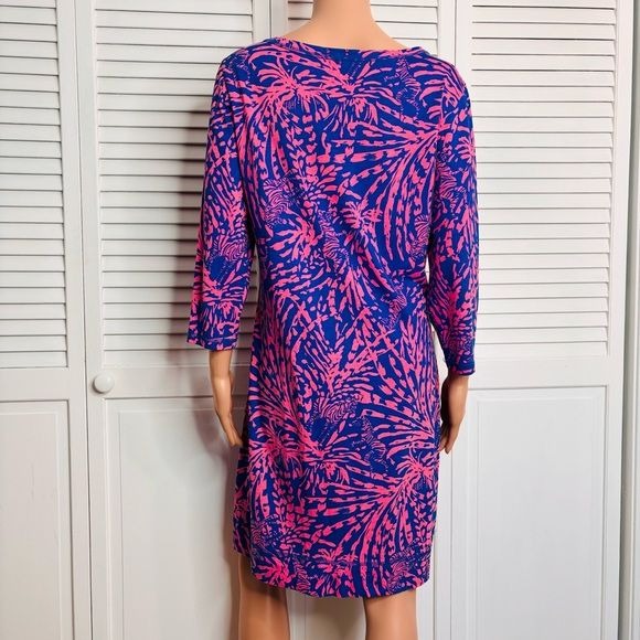 LILLY PULITZER Palmetto Dress Rolling in the Grass Zebra Size Large