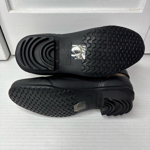New BURBERRY Riddlestone Wrap Rain Booties Size 5