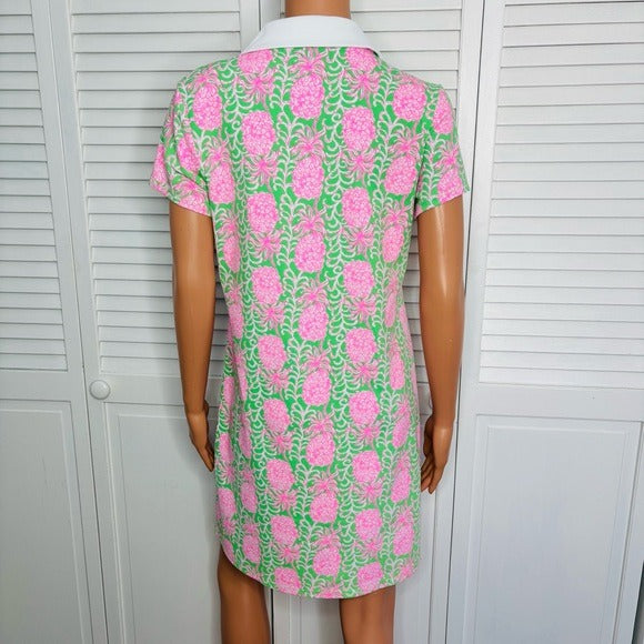 New LILLY PULITZER Cayo Coastal Dress in Fauna Green Size Medium